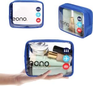 Trousse de toilette de voyage pour avion Eono by Amazon